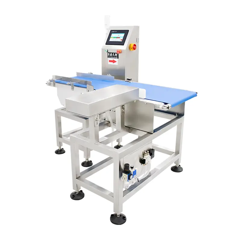 Máquina de pesagem e rejeição de alta precisão para linhas de produção